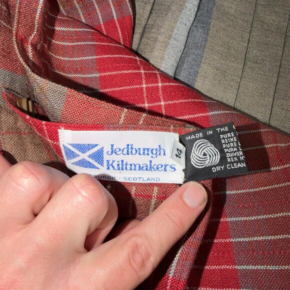 Womens Lot Of 4 Vintage Skirts Plaid Preppy School Pleated Wool Tartan Pendleton - Picture 13 of 16